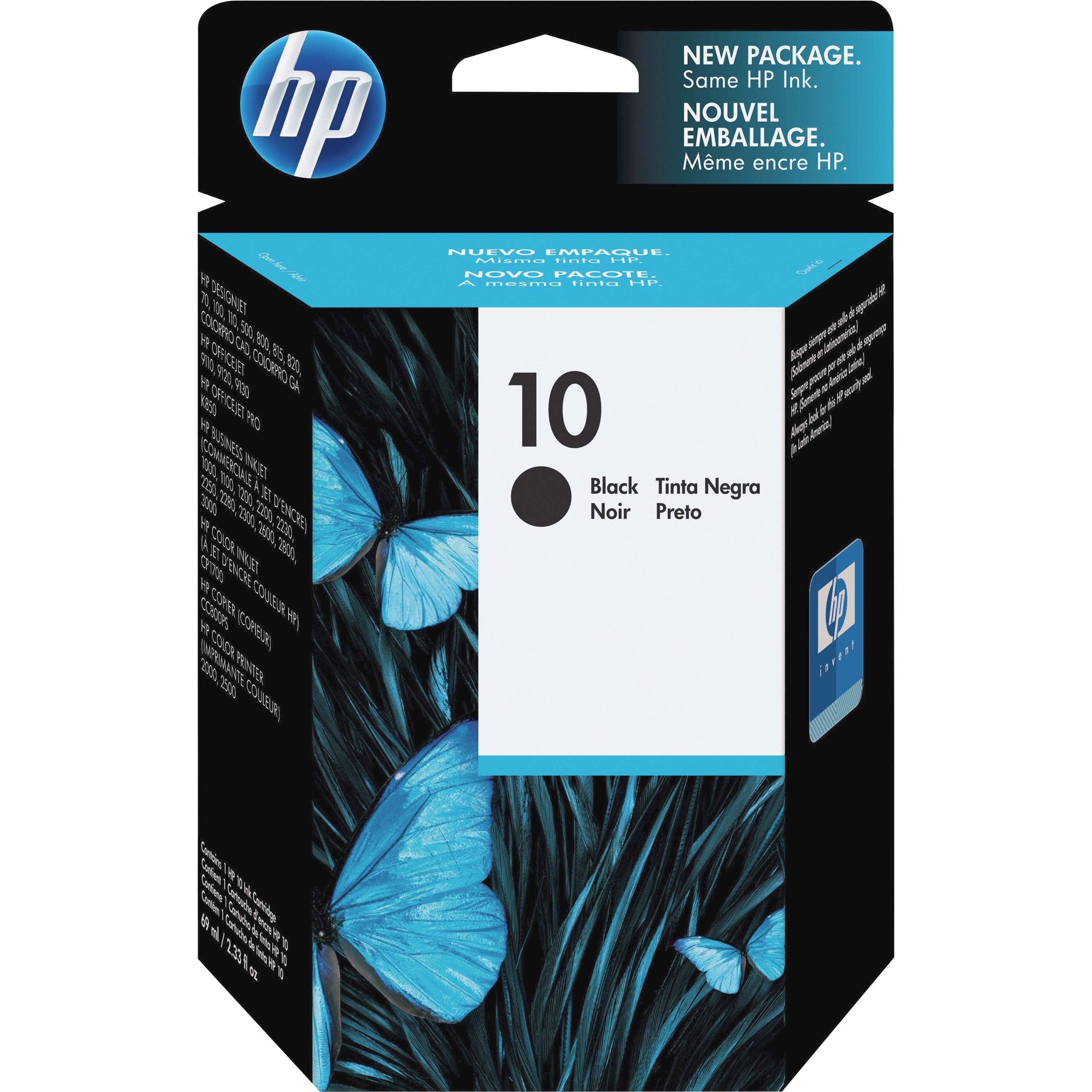 HP 10 Original Ink Cartridge - Single Pack